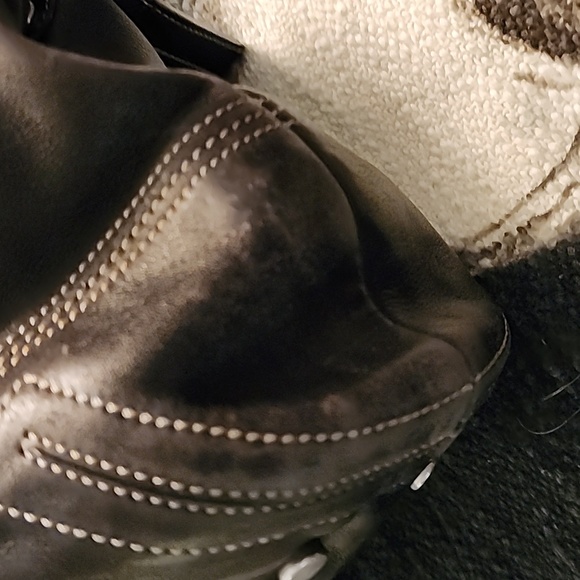 VINTAGE COACH Black Satchel - Picture 8 of 17